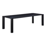 Post Dining Table Large Oak Black 9 Post Dining Table Large Oak Black BC-1112-02-0 BC 1112 02 01