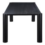Post Dining Table Large Oak Black 10 Post Dining Table Large Oak Black BC-1112-02-0 BC 1112 02 02