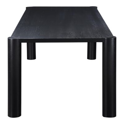 Post Dining Table Large Oak Black BC-1112-02-0 BC 1112 02 02