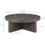 Folke Round Coffee Table Dark Brown BC-1117-21 BC 1117 21 70