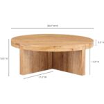 Folke Round Coffee Table Natural BC-1117-24 BC 1117 24 70