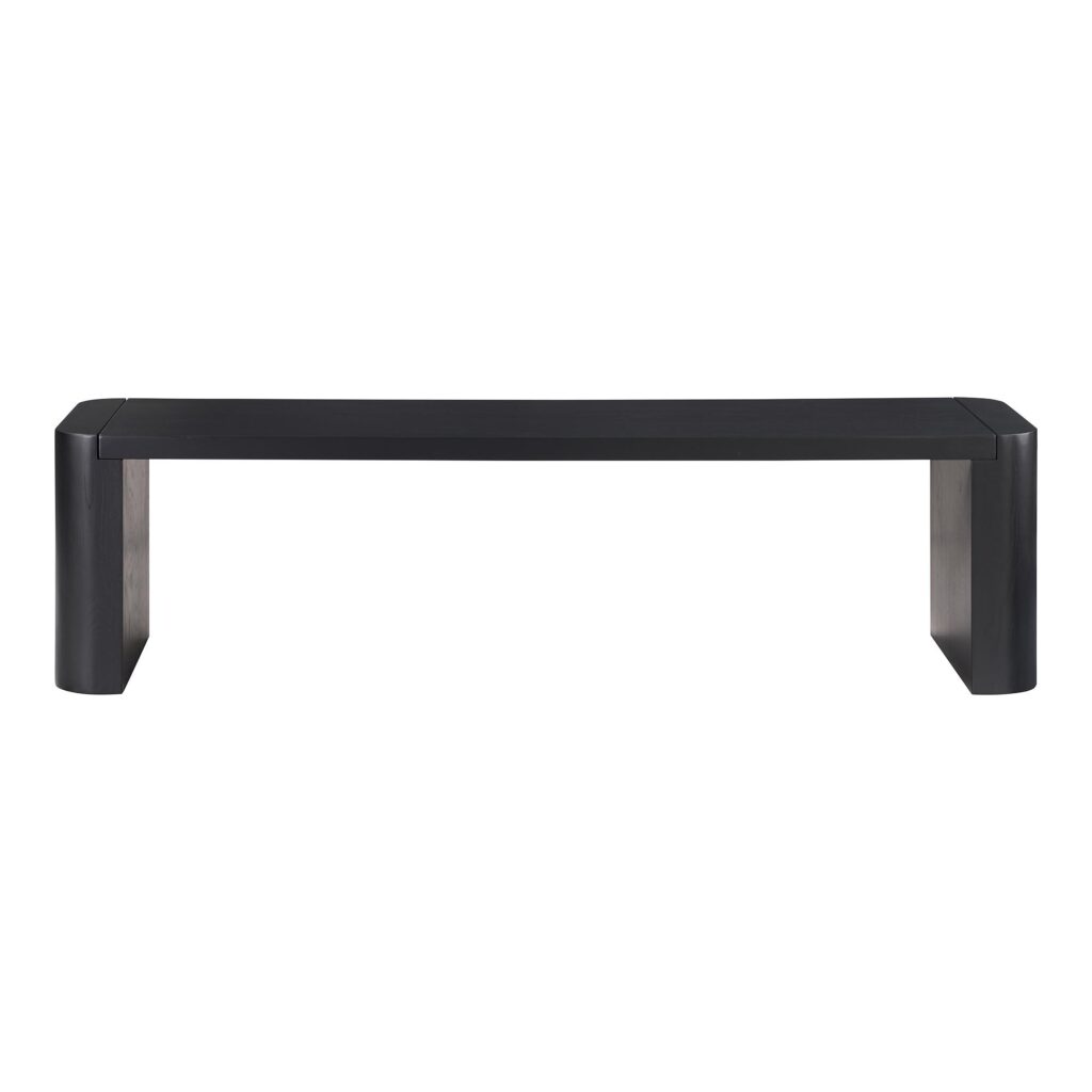 Post Small Dining Bench Black