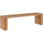 Post Small Dining Bench Natural BC-1120-24-0 BC 1120 24 01
