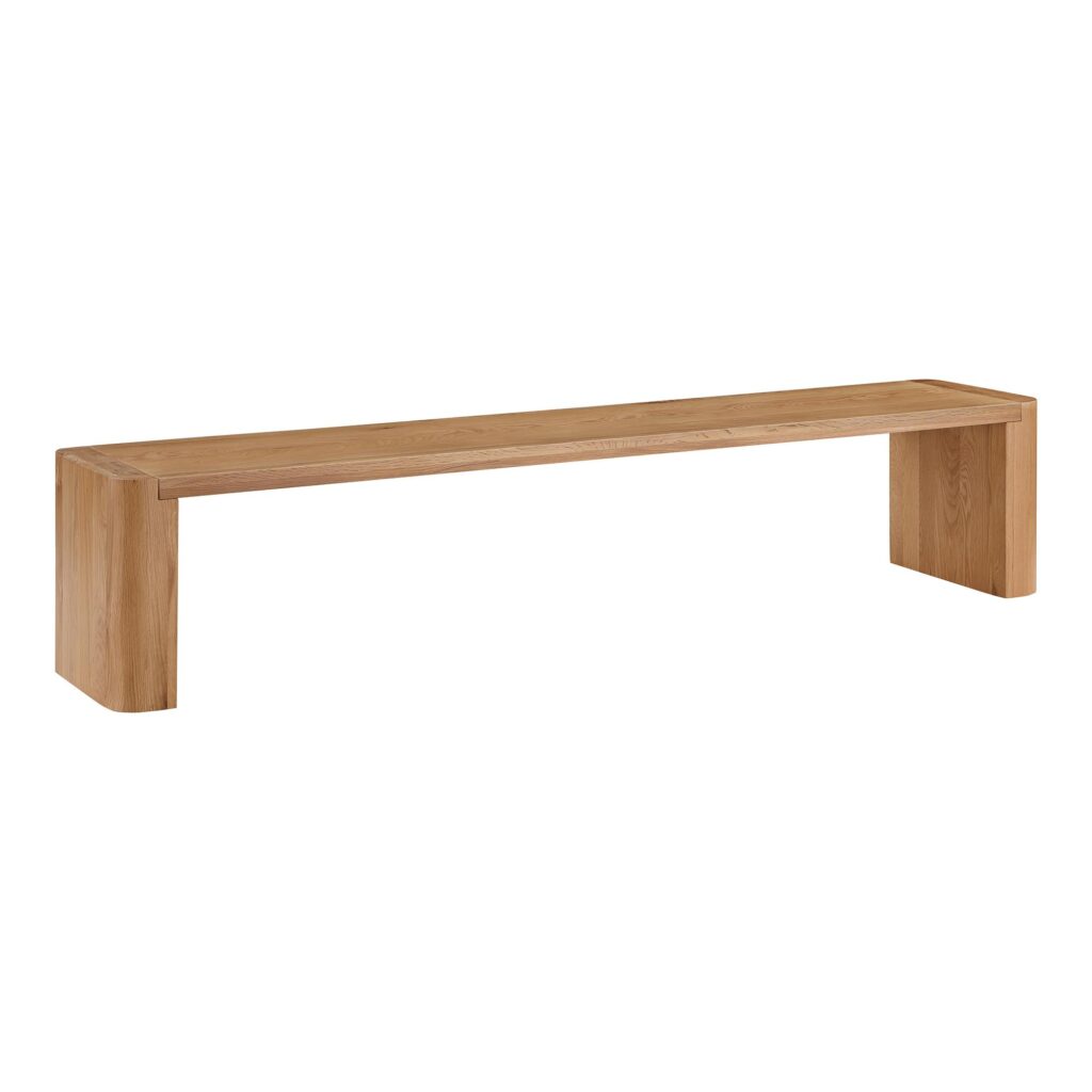 Post Large Dining Bench Natural - Image 2