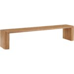 Post Large Dining Bench Natural BC-1121-24-0 BC 1121 24 01