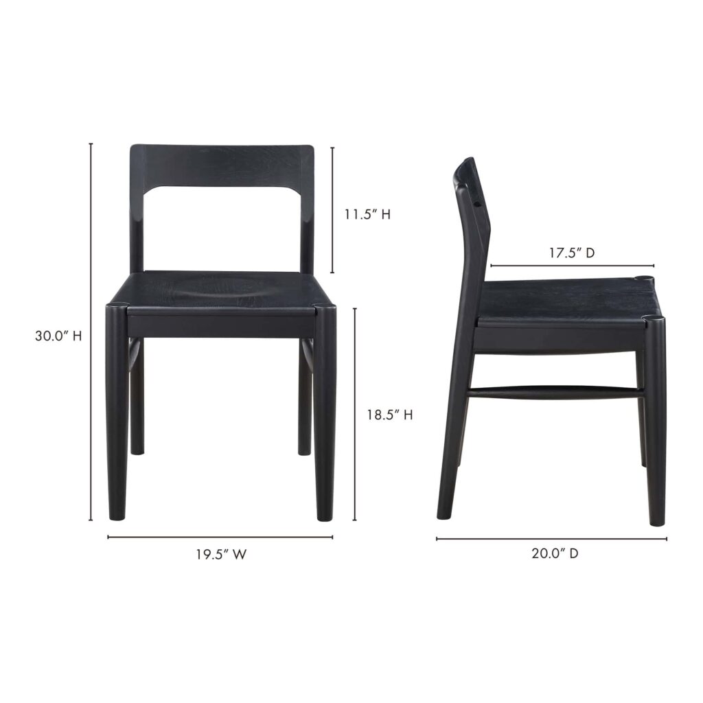 Owing Dining Chair Black-Set Of Two - Image 13