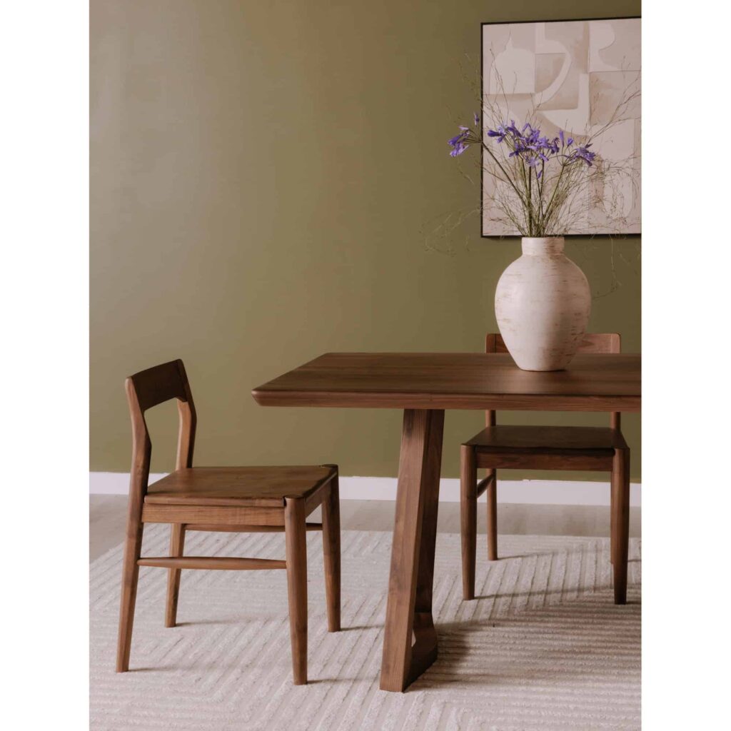 Owing Dining Chair Walnut Brown -Set Of Two - Image 8