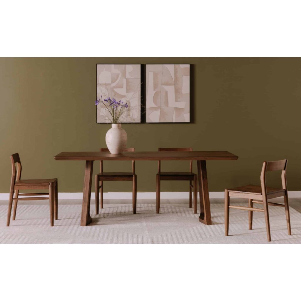 Owing Dining Chair Walnut Brown -Set Of Two - Image 9