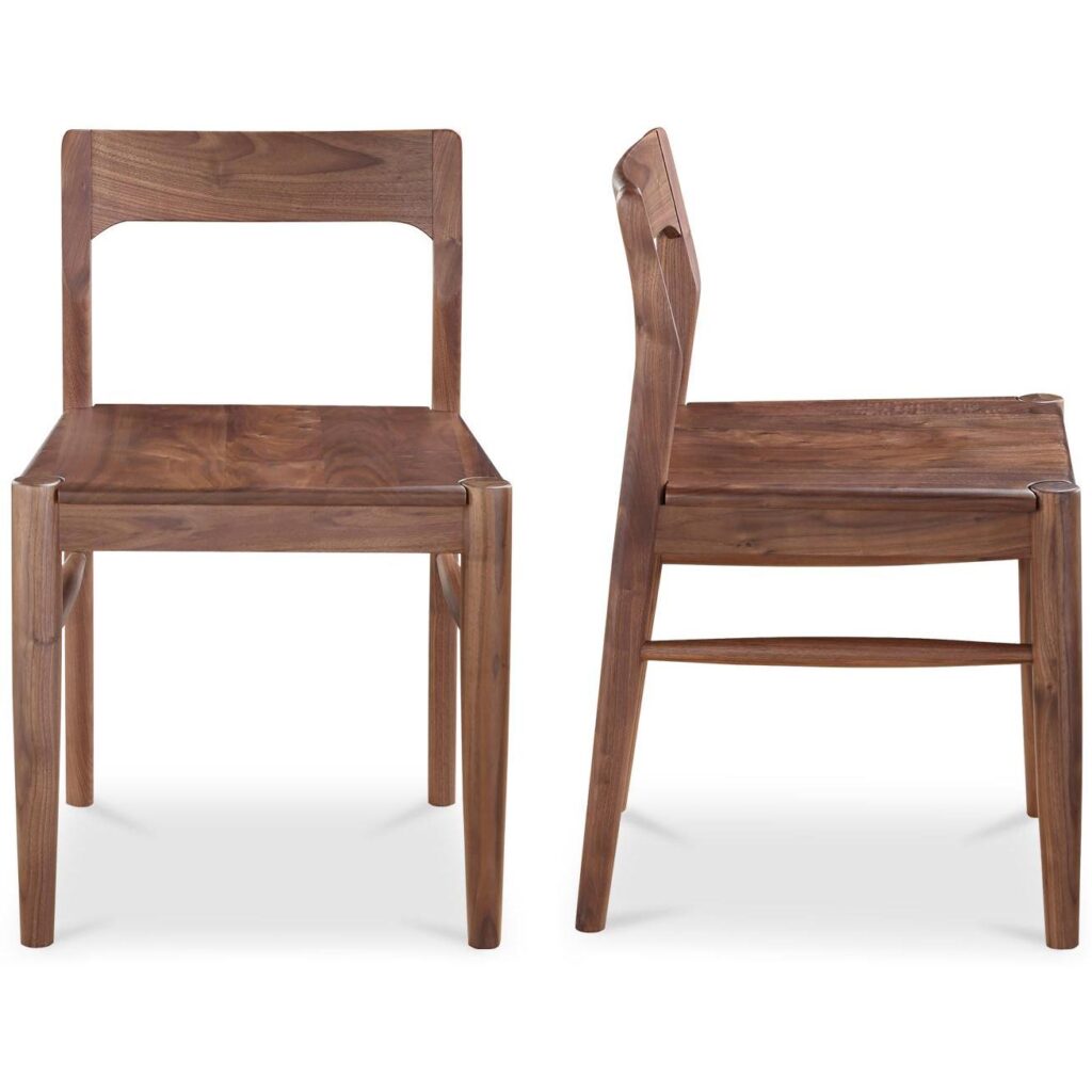 Owing Dining Chair Walnut Brown -Set Of Two - Image 2