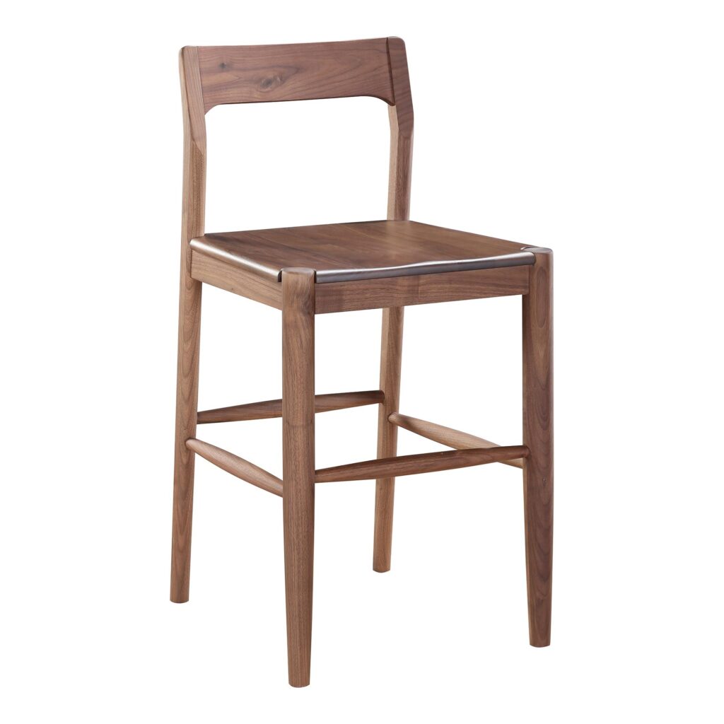 Owing Counter Stool Walnut Brown - Image 2