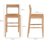 Owing Counter Stool Natural Oak BC-1124-24 BC 1124 24 70