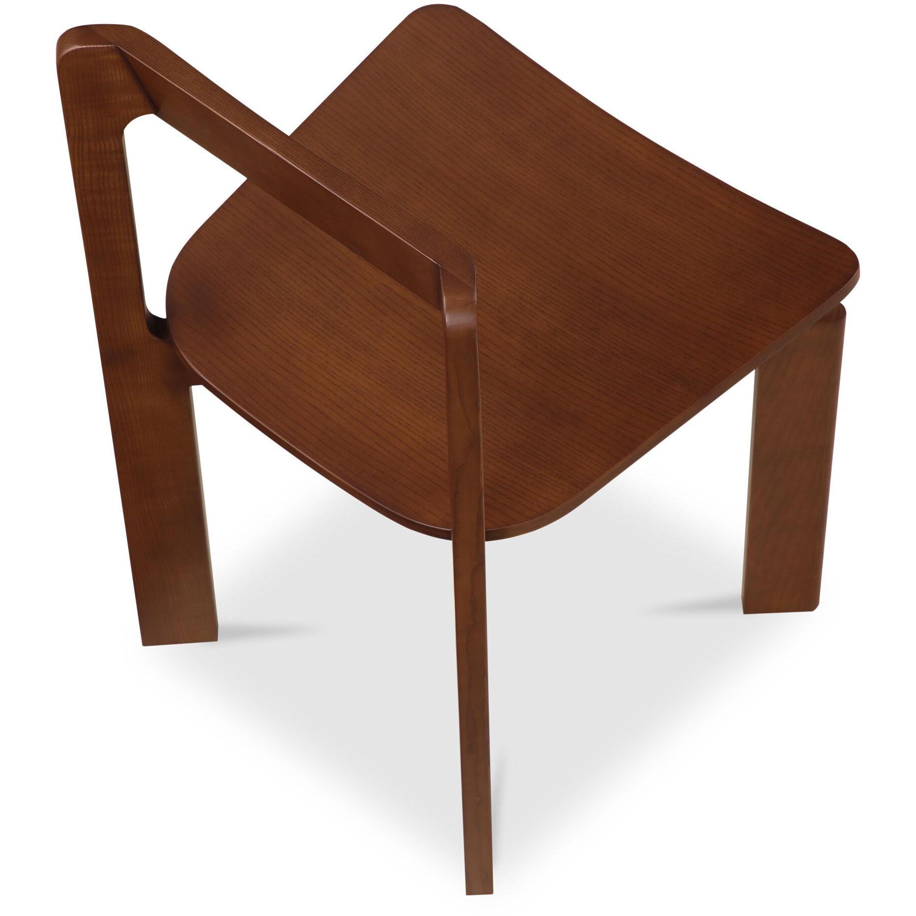 Daifuku Dining Chair Brown – Set Of Two 6 Daifuku Dining Chair Brown – Set Of Two - Image 6