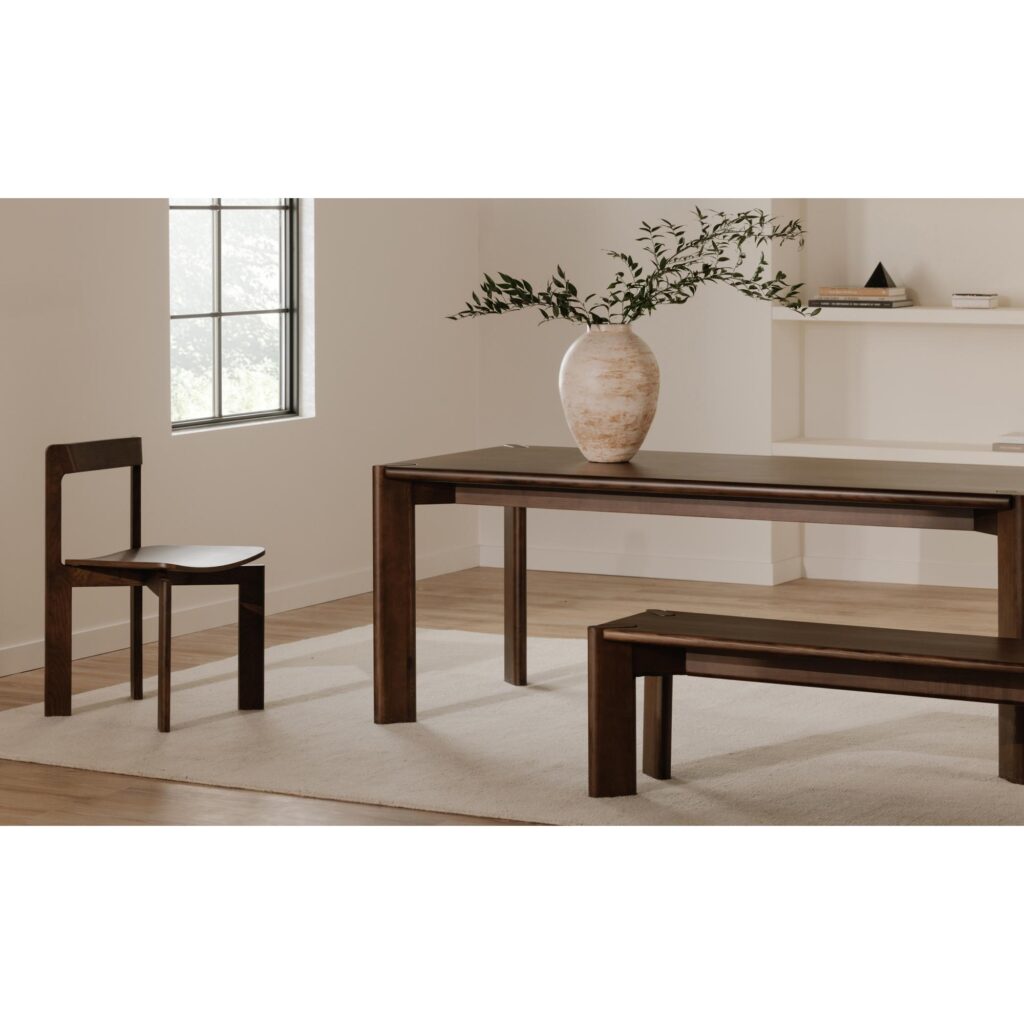 Daifuku Large Dining Bench Brown - Image 6