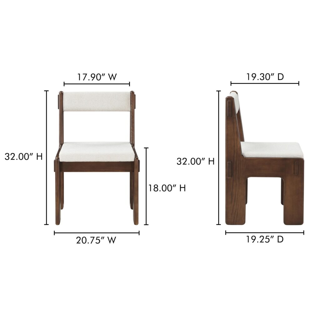 Ashby Dining Chair Walnut Brown– Set Of Two - Image 14