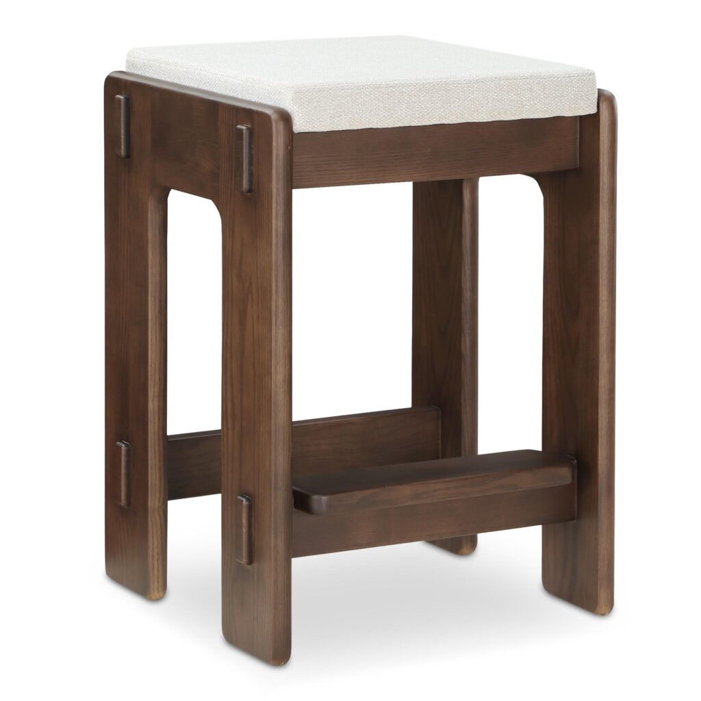 Ashby Counter Stool Walnut Brown - Image 2