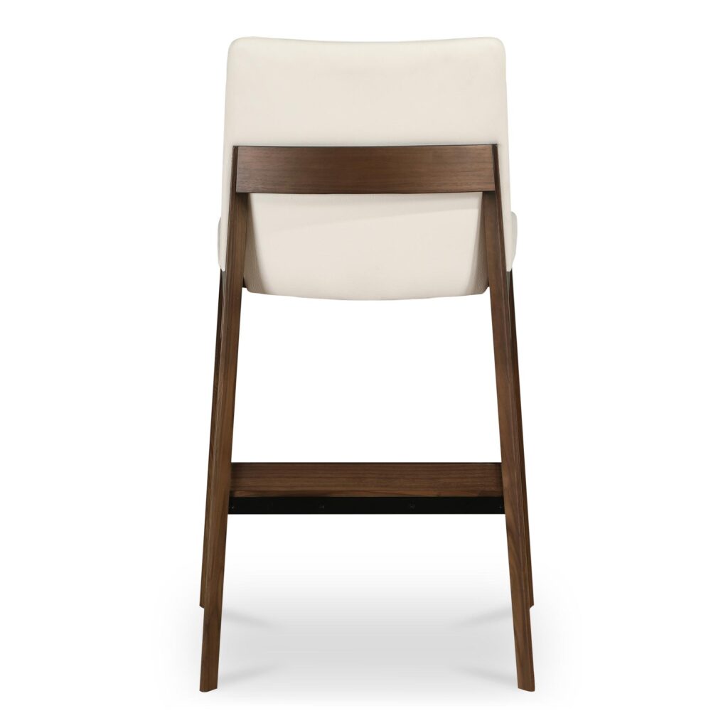 Deco Counter Stool White PVC - Image 4