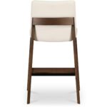 Deco Counter Stool White PVC BC-1137-05 BC 1137 05 Deco back shadsilo