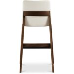 Deco Barstool White PVC BC-1139-05 BC 1139 05 Deco back shadsilo