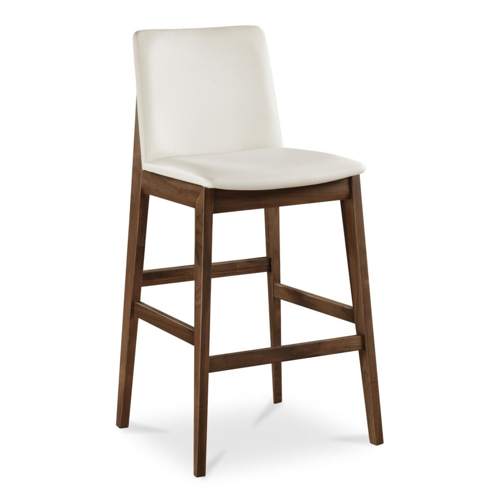 Deco Barstool White PVC - Image 2