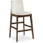 Deco Barstool White PVC BC-1139-05 BC 1139 05 Deco diagR shadsilo