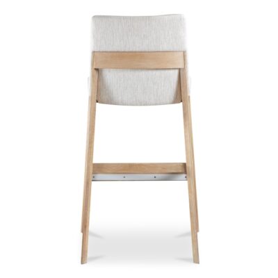 Deco Oak Barstool Light Grey BC-1140-29 BC 1140 29 Deco back shadsilo