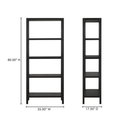 Nolan Bookcase Black BC-1141-02 BC 1141 02 70