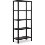 Nolan Bookcase Black BC-1141-02 BC 1141 02 Nolan diagR shadsilo