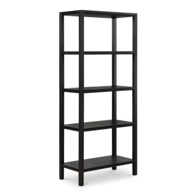 Nolan Bookcase Black BC-1141-02 BC 1141 02 Nolan diagR shadsilo