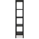 Nolan Bookcase Black BC-1141-02 BC 1141 02 Nolan side shadsilo