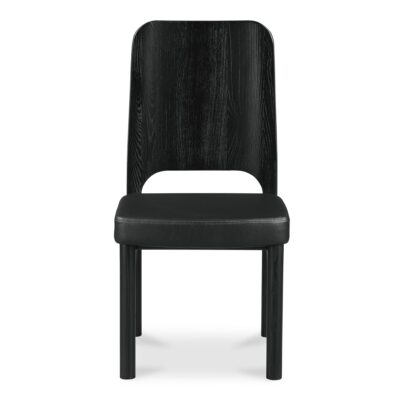 Kerr Dining Chair Vegan Leather Black-Set Of Two BC-1143-02 BC 1143 02 Kerr front shadsilo