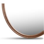 Alcott Oval Mirror Walnut BC-1148-03 BC 1148 03 Alcott closeup shadsilo