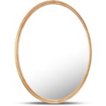 Alcott Round Mirror Small Oak BC-1149-24 BC 1149 24 Alcott diagR shadsilo