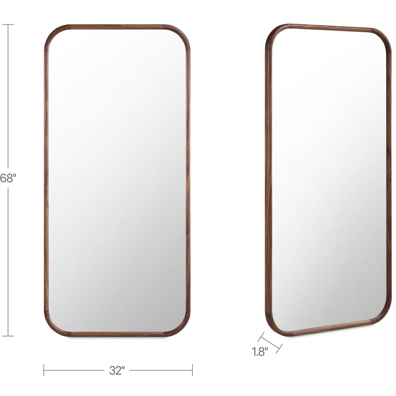 Kai Floor Mirror Walnut 6 Kai Floor Mirror Walnut - Image 6