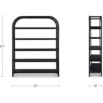 Eero Bookcase Large Black BC-1158-02 BC 1158 02 70 dim