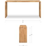 Carrie Counter Table Natural BC-1159-24 BC 1159 24 70 dim