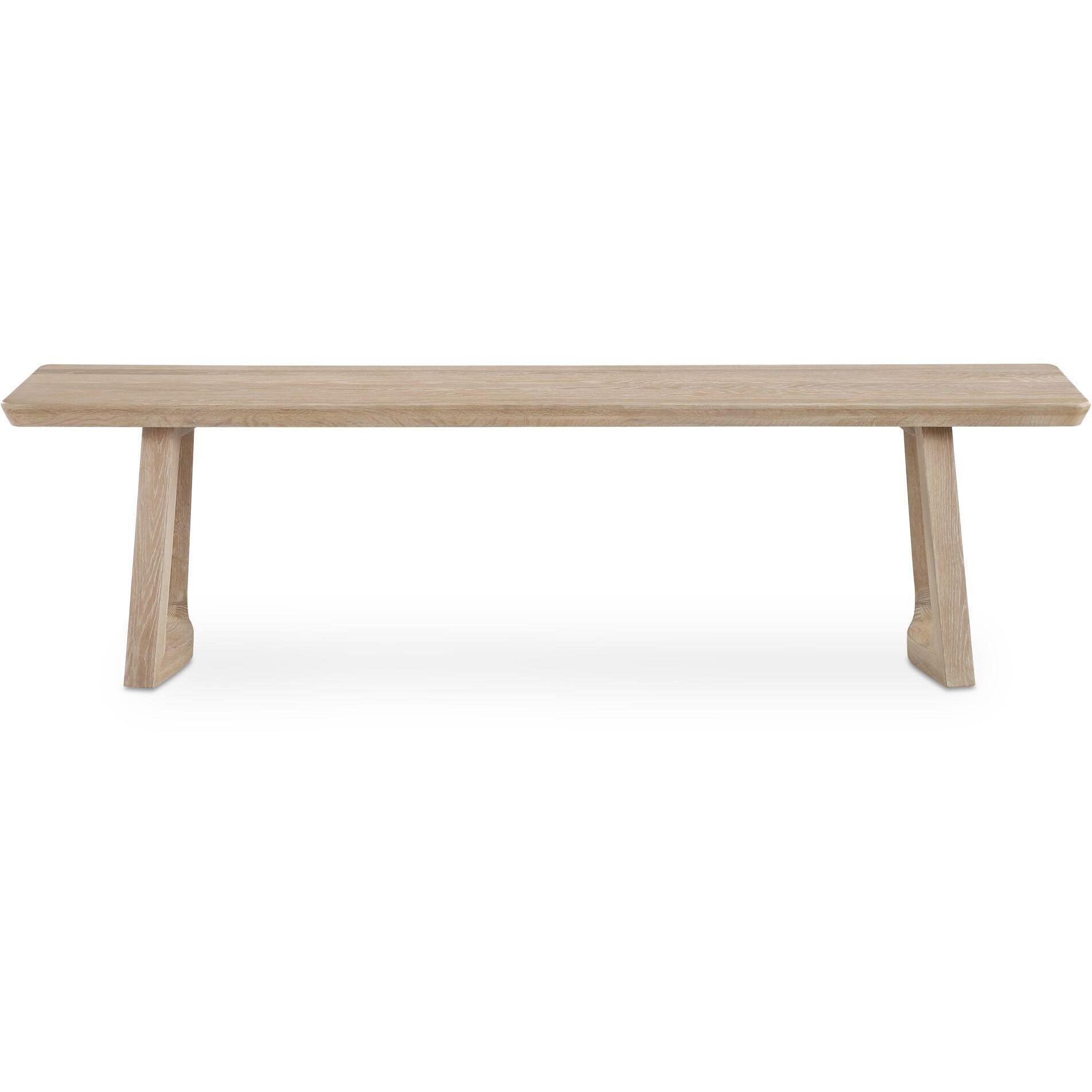 Silas Dining Bench Oak 1 Silas Dining Bench Oak