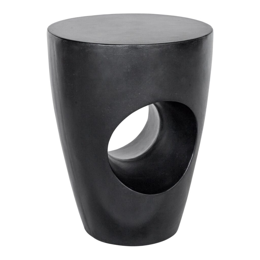 Aylard Outdoor Stool Black - Image 2