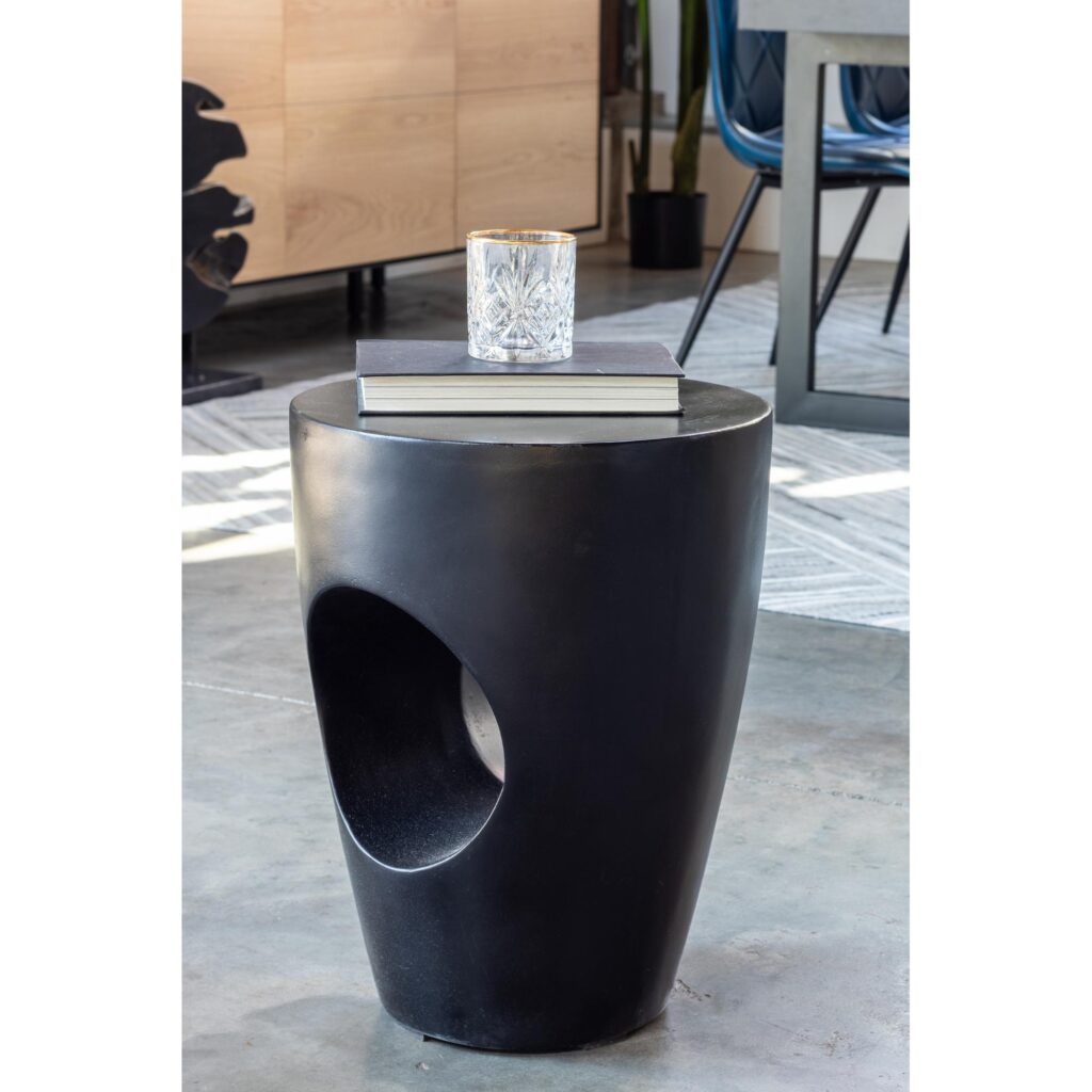 Aylard Outdoor Stool Black - Image 5