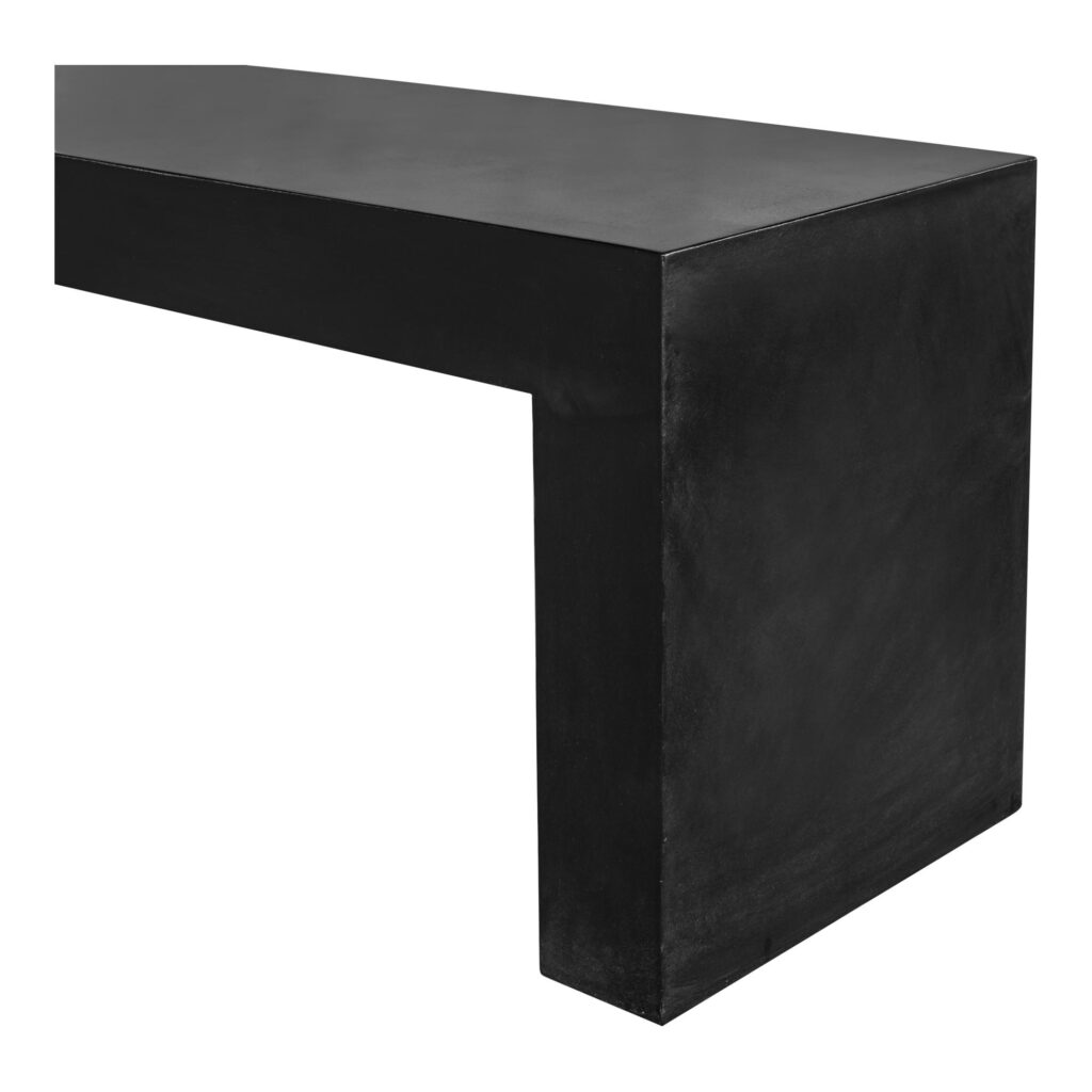 Lazarus Outdoor Bench Black - Image 4