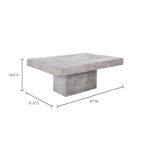 Maxima Outdoor Coffee Table BQ-1007-25-0 BQ 1007 25 70