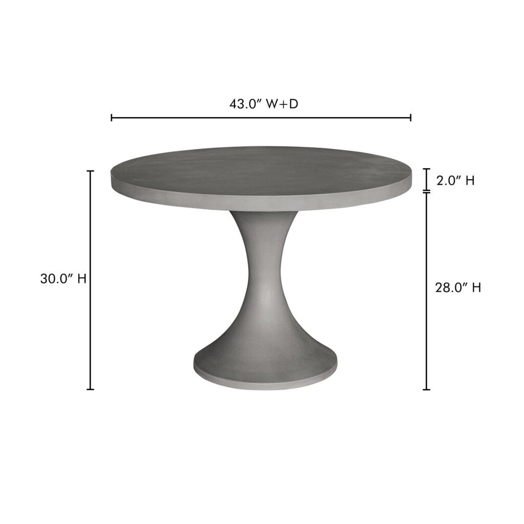 Isadora Outdoor Dining Table - Image 5