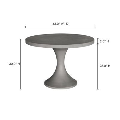 Isadora Outdoor Dining Table BQ-1008-25-0 BQ 1008 25 70