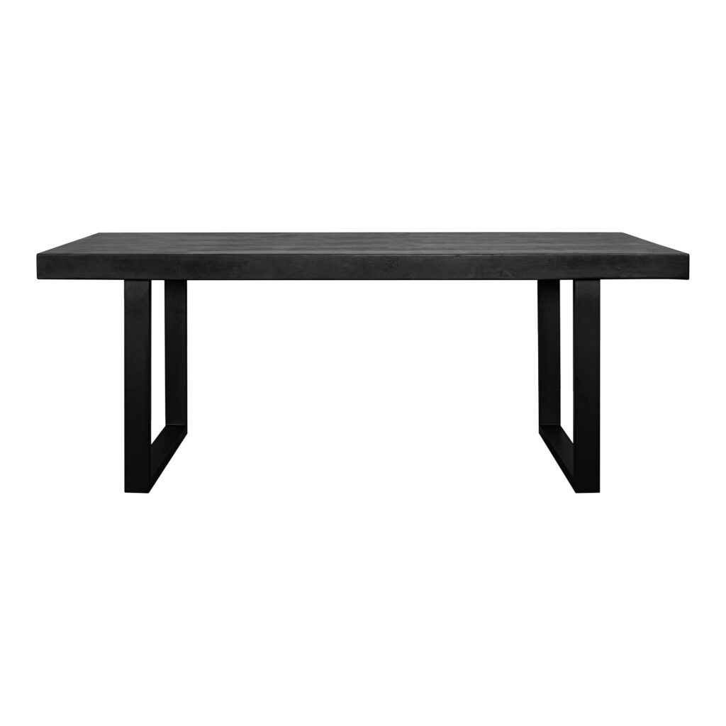 Jedrik Large Outdoor Dining Table Black