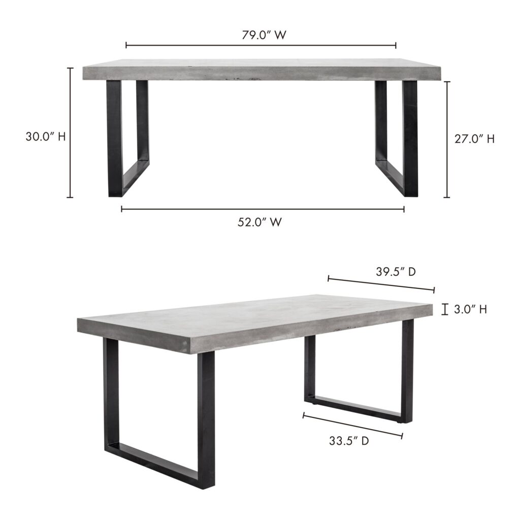 Jedrik Outdoor Dining Table Large - Image 7