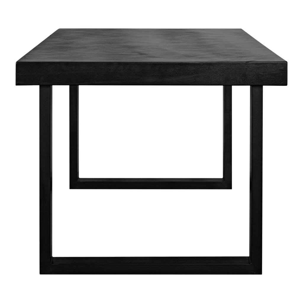 Jedrik Small Outdoor Dining Table Black - Image 3