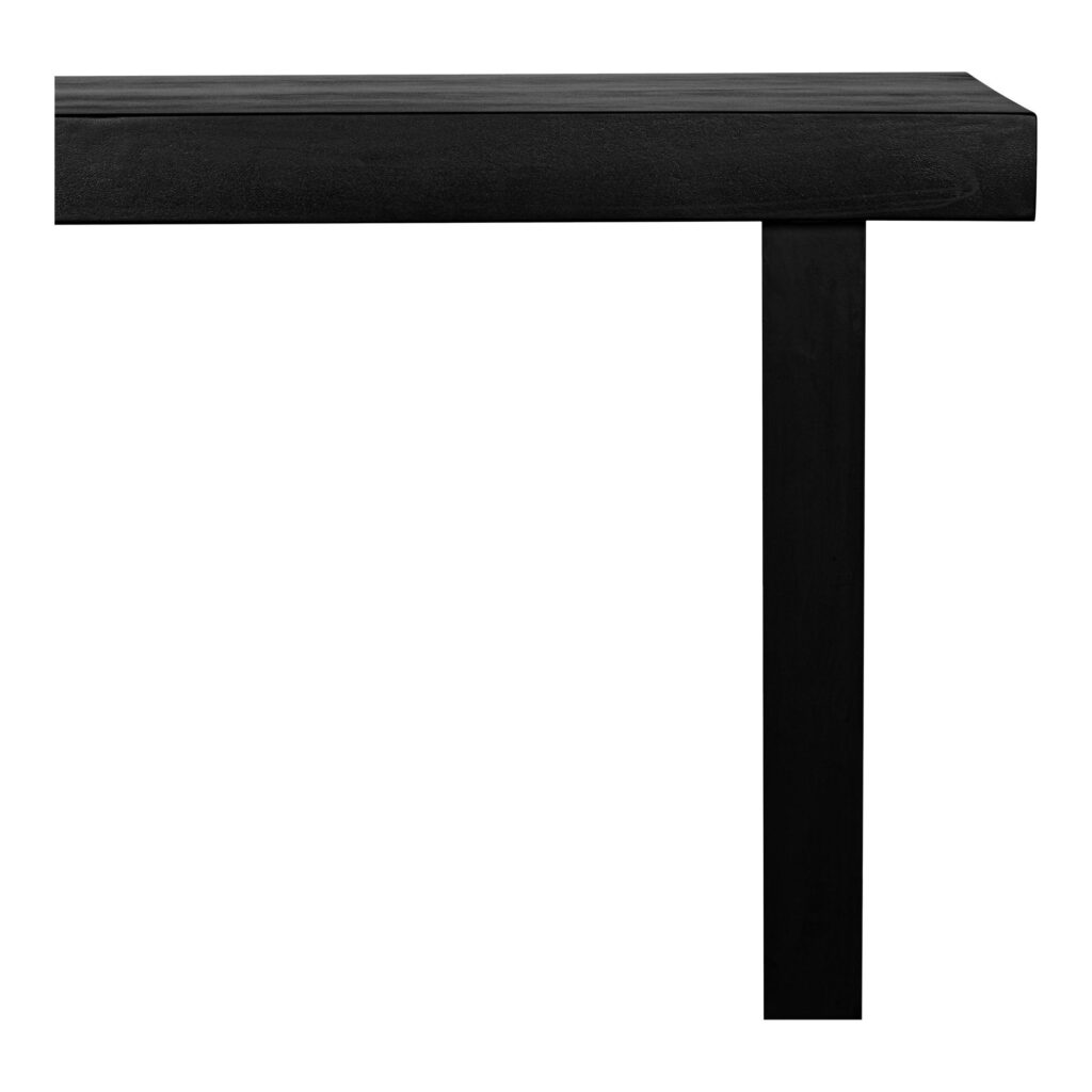 Jedrik Small Outdoor Dining Table Black - Image 4