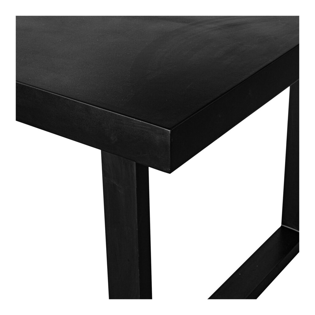 Jedrik Small Outdoor Dining Table Black - Image 5