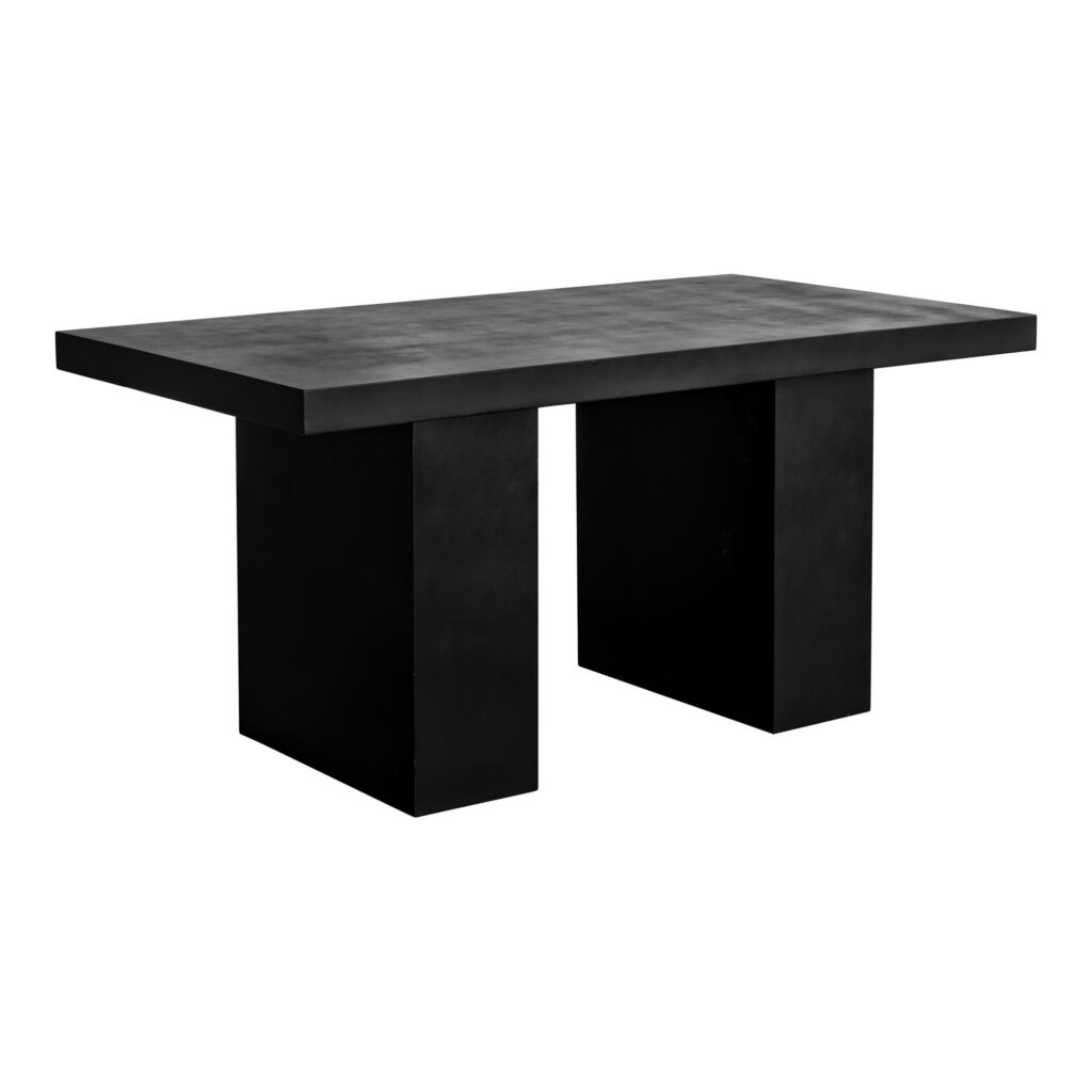 Aurelius 2 Outdoor Dining Table Black - Image 2