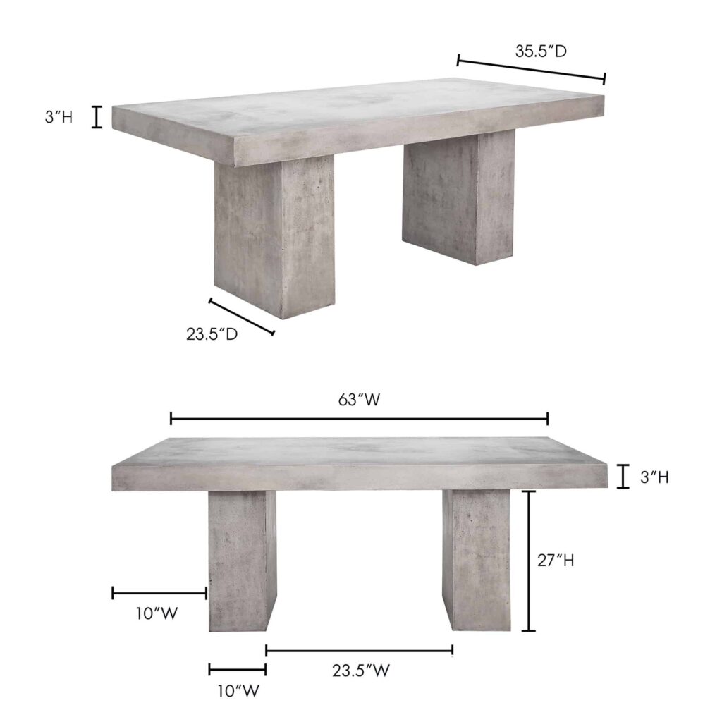 Aurelius 2 Outdoor Dining Table - Image 6