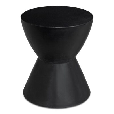 Hourglass Outdoor Stool Black BQ-1022-02 BQ 1022 02 01